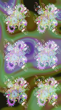 Düz Çiçek Elementleri Tasarımı. Çocuk stili. Renkli Bahar Temalı Kusursuz Arkaplan. Çiçekli pürüzsüz raster arka plan.