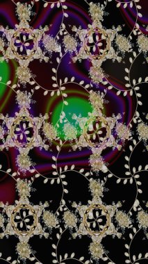 Küçük çiçekteki sevimli çiçek deseni. Modaya uygun kumaş deseni. Raster illüstrasyonu. Kusursuz Tony kumaş deseni.