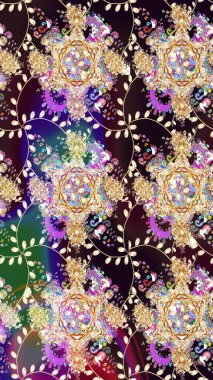 Güzel kumaş deseni. Güzel suluboya çiçek buketi pürüzsüz desen.