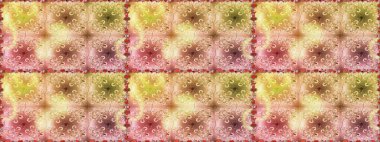 Çiçekli karalama şeklinde Raster çiçek deseni. Bej renkte, yaz çiçekleri. Raster illüstrasyonu.