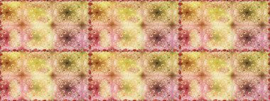 Raster deseni. Bahar çiçekleriyle desen dalla, bej renklerle çiçek siluetiyle.