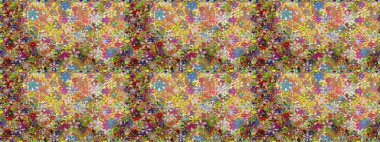 Renkli, nötr, pürüzsüz desen. Tarafsız renklerde çiçekler. Tekstil ve kapak tasarımı için mükemmel. Doodle tarzı. El çizimi pürüzsüz sonbahar çiçekleri deseni.