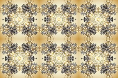 Altın kaplamalı bej, nötr ve gri zemin. Lüks mobilyalar. Klasik mobilya tarzı. Kusursuz ahşap oyma. Küçük bir alan derinliği. Bej desenli, altın elementli gri renkler.