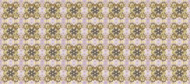 Kusursuz klasik raster altın desenli. Geleneksel oryantasyon süsü. Tarafsız, bej ve kahverengi renklerde altın desenli altın elementler. Klasik vintage arkaplan.
