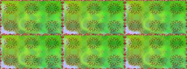 Modaya uygun kumaş deseni. Raster illüstrasyonu. Kusursuz Tony kumaş deseni. Küçük çiçekte sevimli çiçek deseni var..