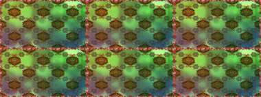 Küçük çiçekteki sevimli çiçek deseni. Yeşil renkli çiçekler. Raster illüstrasyonu.