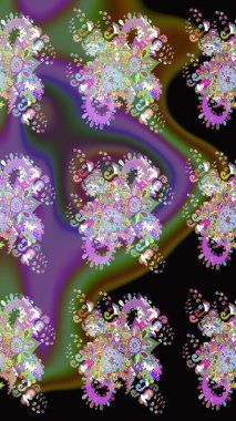 Raster illüstrasyonu. Klasik tropikal doğal elementlerin suluboya seti. Egzotik çiçekler, botanik parlak klasik siyah renkler.