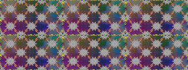 Bahar çiçekli, dikişsiz, sevimli çiçek deseni. Raster illüstrasyonu. Güzel kumaş deseni.