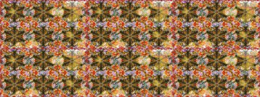 Barok tarzında kusursuz bir doğulu süsü. Raster geleneksel altın pürüzsüz desen kahverengi renklerde.