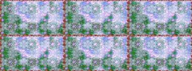 Raster illüstrasyonu. Şirin çiçek elementleri. Tarafsız renklerde çiçekler. Kusursuz..