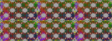 Raster illüstrasyonu. Çiçeksiz arka plan. Şatafatlı bahar bahçesi dokusu. Çiçek deseni.