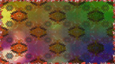 Tekrar eden çiçek arkaplanı, zarif kahverengi çiçek duvar kağıdı. Kahverengi renklerde çiçek desenleri, el yapımı papatyalar, papatyalar..