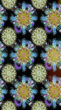 Tatil havası. Bahar mevsimi. Nazik romantik baskı. Raster dikişsiz sevimli çiçek deseni.