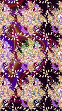 Sabıka fotoğraflarında, bebek kıyafetlerinde, duvar kâğıtlarında, paket kutularında falan kullanılabilir. Zarif, parlak ve kusursuz bej desenli çiçek deseni.