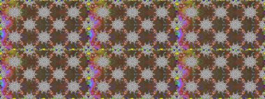 Blossoming background for printing on fabric, wallpaper and paper. Bright bouquets on a fashion grunge background. Cute seamless pattern with a small flower in a vintage style. Raster illustration.