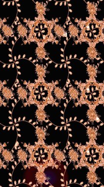 Motley illüstrasyonu. Çiçekli yaz çiçekleri. Kusursuz. Küçük çiçekte güzel bir desen. Moda baskıları için zarif bir şablon. Küçük renkli çiçekler..