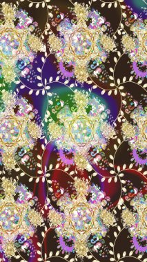 Kusursuz raster deseni. Çiçek arkaplan. Güzel kumaş deseni.