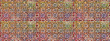 Kahverengi renklerde güzel çiçekler, suluboya desenli, duvar kağıdı, kart ya da kumaş için fayanslı. Raster..