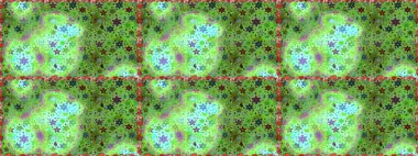 Sabıka fotoğraflarında, bebek kıyafetlerinde, duvar kâğıtlarında, paket kutularında falan kullanılabilir. Zarif, parlak ve kusursuz yeşil çiçek deseni tasarımı.