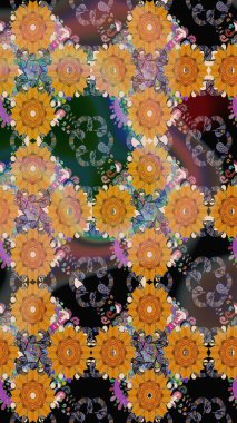 Kusursuz raster deseni. Çiçek arkaplan. Güzel kumaş deseni.