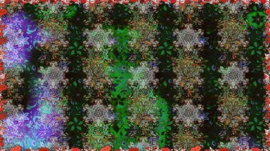 Elle çizilmiş çiçek deseni (fayans). Tekstil için dikişsiz suluboya desen. Sevimli çiçekleri, desenleri, gri renkleri olan renksiz desenler..