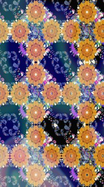 Seamless modeli. Ultrafashionable kumaş deseni. Raster resim. Organik motifi arka plan.