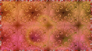 Tekstil, tebrik kartı, boyama kitabı, telefon kılıfı baskısı için kullanılabilir. Etnik Mandala süsü. Raster Henna dövme stili. Hint çiçekli desenli şal desenli..