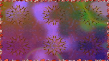 Modaya uygun kumaş deseni. Sevimli çiçek raster deseni. Düz Çiçek Elementleri Tasarımı. Renkli Yaz Temalı Kusursuz Arkaplan.