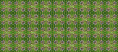 Kusursuz kraliyet lüksü, altın barok kumaş rengi. Altın antika ortaçağ dekoratifi, yaprakları ve altın desenli yeşil, gri ve kahverengi renkte süslemeleri olan pürüzsüz bir desen..