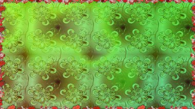 Çiçekler suluboya seamless modeli. Raster şık kumaş deseni.