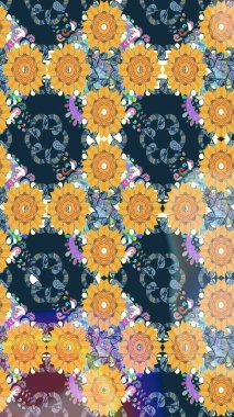 Mavi renkli çiçekler. Nazik, sevimli çiçek arkaplanı. Raster çiçek desenli ve çiçekli..