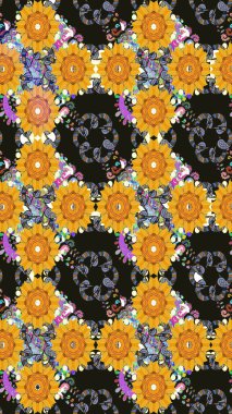 Floral meadow background for textile, wallpaper, covers, surface, print, gift wrap, scrapbooking, decoupage. Seamless folk pattern in small wild flowers. Liberty style millefleurs. Rustic chic.