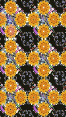 Floral meadow background for textile, wallpaper, covers, surface, print, gift wrap, scrapbooking, decoupage. Seamless folk pattern in small wild flowers. Liberty style millefleurs. Rustic chic.