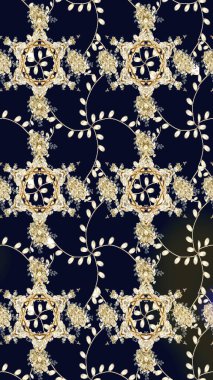 Hediye ambalaj kağıdı, tebrik kartları, posterler ve pankart tasarımı. Raster düz çiçekleri pürüzsüz desen. Siyah renkte çiçekler.