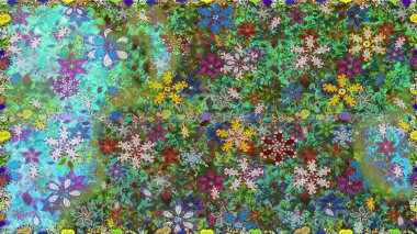 Dekorasyon ve tasarım için güzel bir desen. Çiçeğin suluboya çizimlerinin mükemmel deseni. Raster illüstrasyonu. Suluboya kusursuz desen. Eski model. Moda yazdırma.