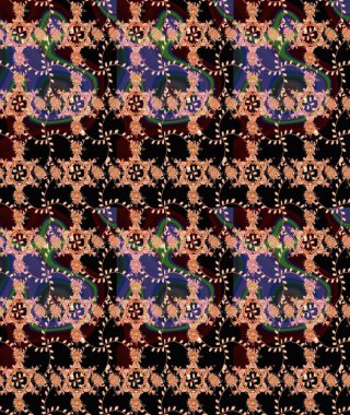 Düz Çiçek Elementleri Tasarımı. Çiçekli eskiz arkaplanı. Çocuk stili. Renkli Bahar Teması çizim şablonu.