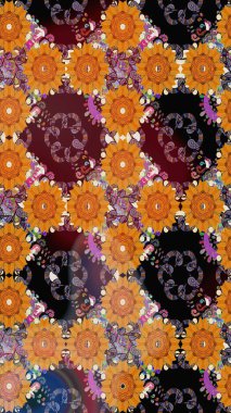 Çiçek suluboya çizimler ve zarif desen. Güzel desen dekorasyon ve tasarım için. Tonda. Sulu Boya Dikişsiz desen buket çiçek. Trendy yazdırma.