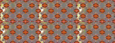 Raster illüstrasyonu. Gri kıvırcık çiçekler gri renkte şekillenir. Klasik çiçek tasarım elementleri.