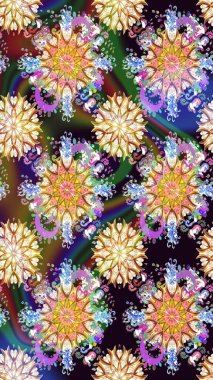 Nazik, sevimli çiçek arkaplanı. Tarafsız renklerde çiçekler. Raster çiçek desenli ve çiçekli..