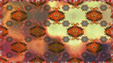 Çiçek arkaplan. Güzel kumaş deseni. Kusursuz raster deseni.