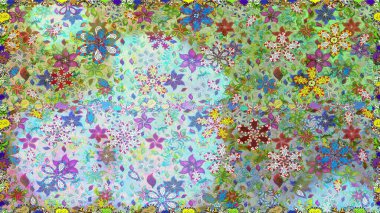 Raster deseni. Karalama çiçekleri kusursuz desen. Sanat, inspineutral stil çiçekler ve arka plan bırakır. Tarafsız el çizimi desen.