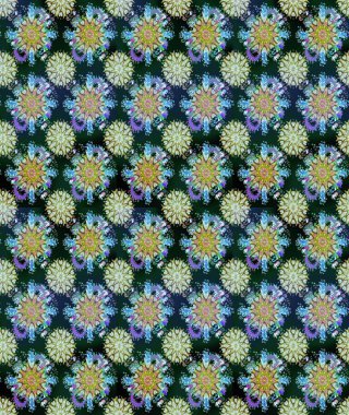 Modern stil dokusu. Çiçek desenli raster, mavi ve nötr çizgi grafik desen soyut raster arkaplan.