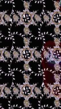 Poster ya da kapak için arka plan. Şirin, zarif çiçekler Raster illüstrasyonu. Yapraklı kusursuz desen. Davetiye ve kartpostal tasarımı için dekoratif çiçek unsurları. Tekstil için figür.