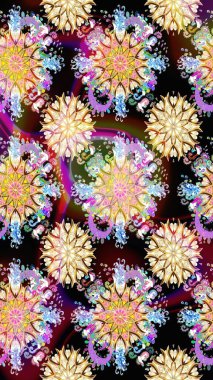 Bej ve siyah renkli çiçekler. Gömlek baskısı için çiçek boyası. Çiçeksiz desenli arka plan.