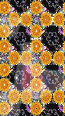 Raster Henna dövme stili. Kızılderili desenli desenli desenli şal deseni. Tekstil, tebrik kartı, boyama kitabı, telefon kılıfı baskısı için kullanılabilir. Etnik Mandala süsü.