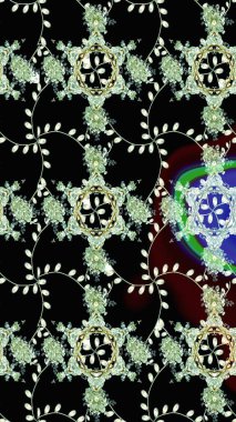 Siyah ve nötr renklerde çiçekler. Çiçekli karalama şeklinde Raster çiçek deseni. Yumuşak, bahar çiçekli arka plan.