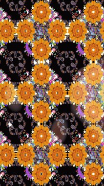 Raster 'ın taze dokusu. Sarma, tekstil ve duvar kâğıdı için kusursuz çiçek arkaplanı. Klasik çiçek desenli. Yumuşak fayans. Yumuşak pamuk tasarımı.