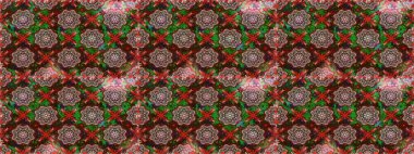 Güzel kumaş deseni. Raster suluboya deseni, narin çiçekler, kahverengi çiçekler, tebrik kartı şablonu..