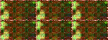 Raster illüstrasyonu. Kahverengi renkli çiçekler. Kusursuz çiçek deseni. Raster illüstrasyonu. Asya tekstil tarzında.