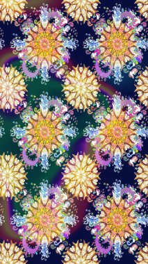 -Mavi ve tarafsız çiçekler. Çiçek kompozisyonu. Çiçek arkaplan. Çiçek kolajı. Doğa. Küçük çiçekte güzel bir desen var. Raster deseni.